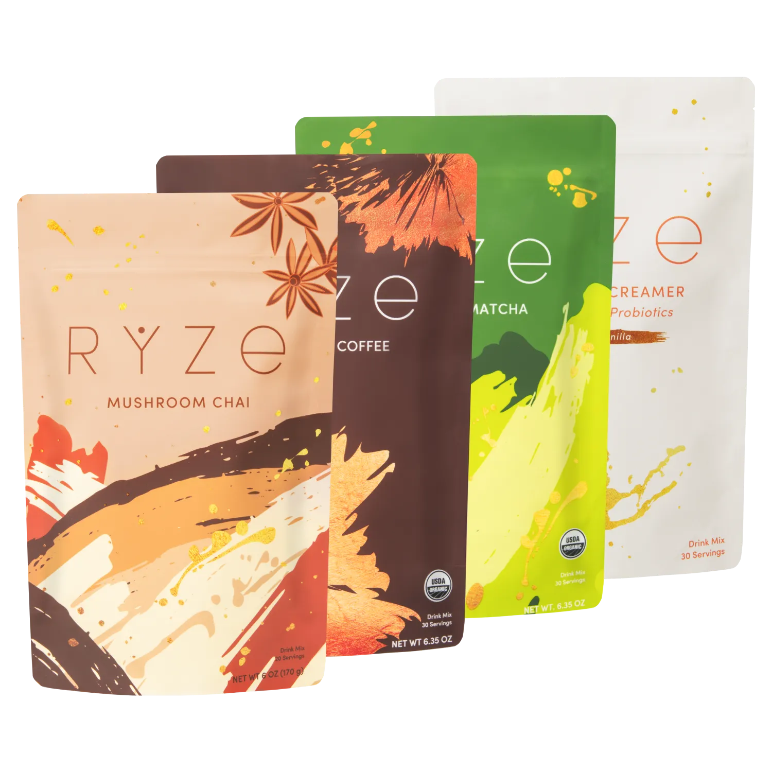 Ultimate Pick-Me-Up Bundle: Chai + Coffee + Matcha L5 Yc