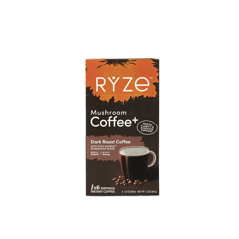Dark Roast Mushroom Coffee Carton K9 Bg