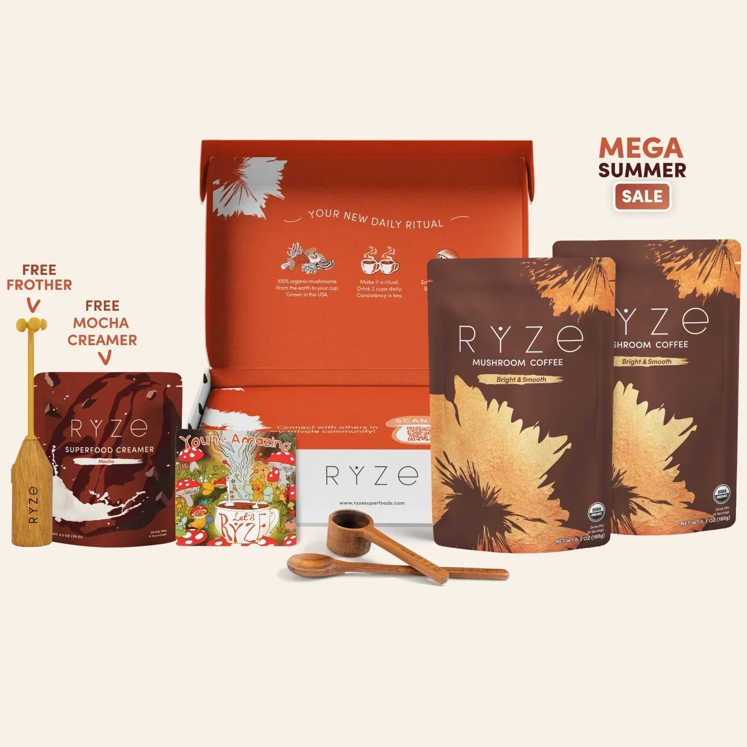 Starter Kit with Free Mocha Creamer O1 hB