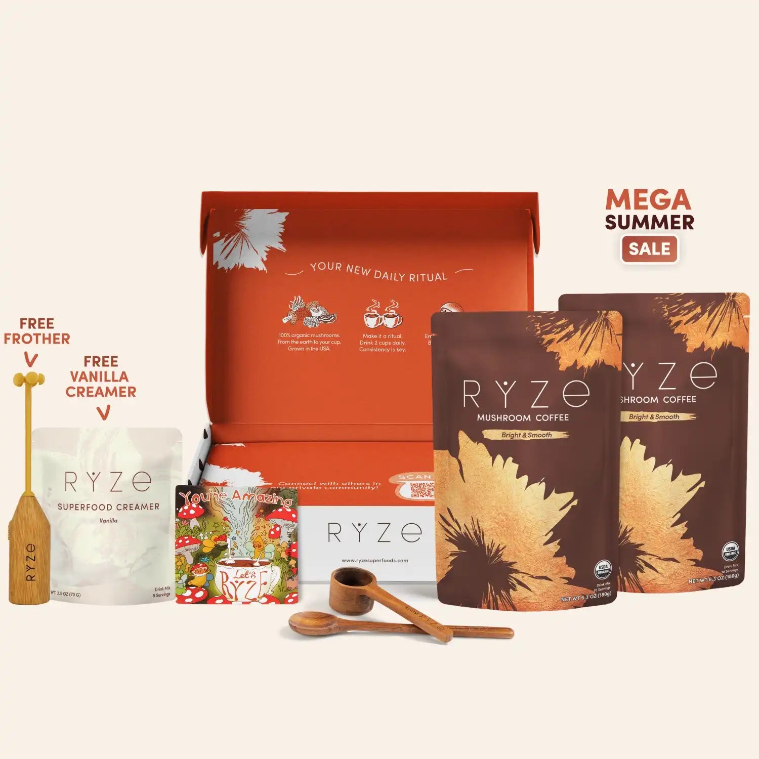 Mushroom Coffee Starter Kit (60 servings) B4 1j