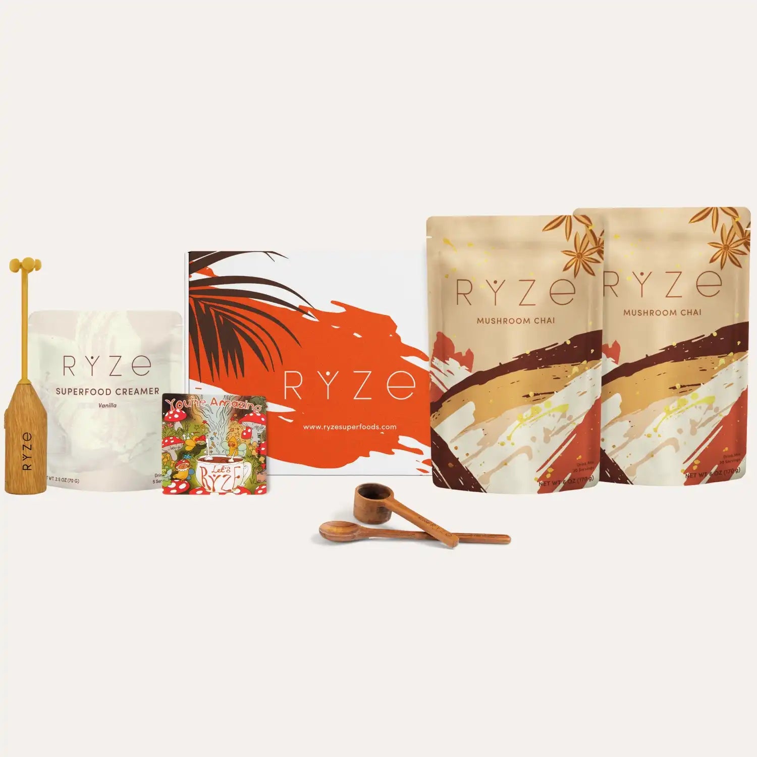 Mushroom Chai Starter Kit (40 Servings) K8 uI