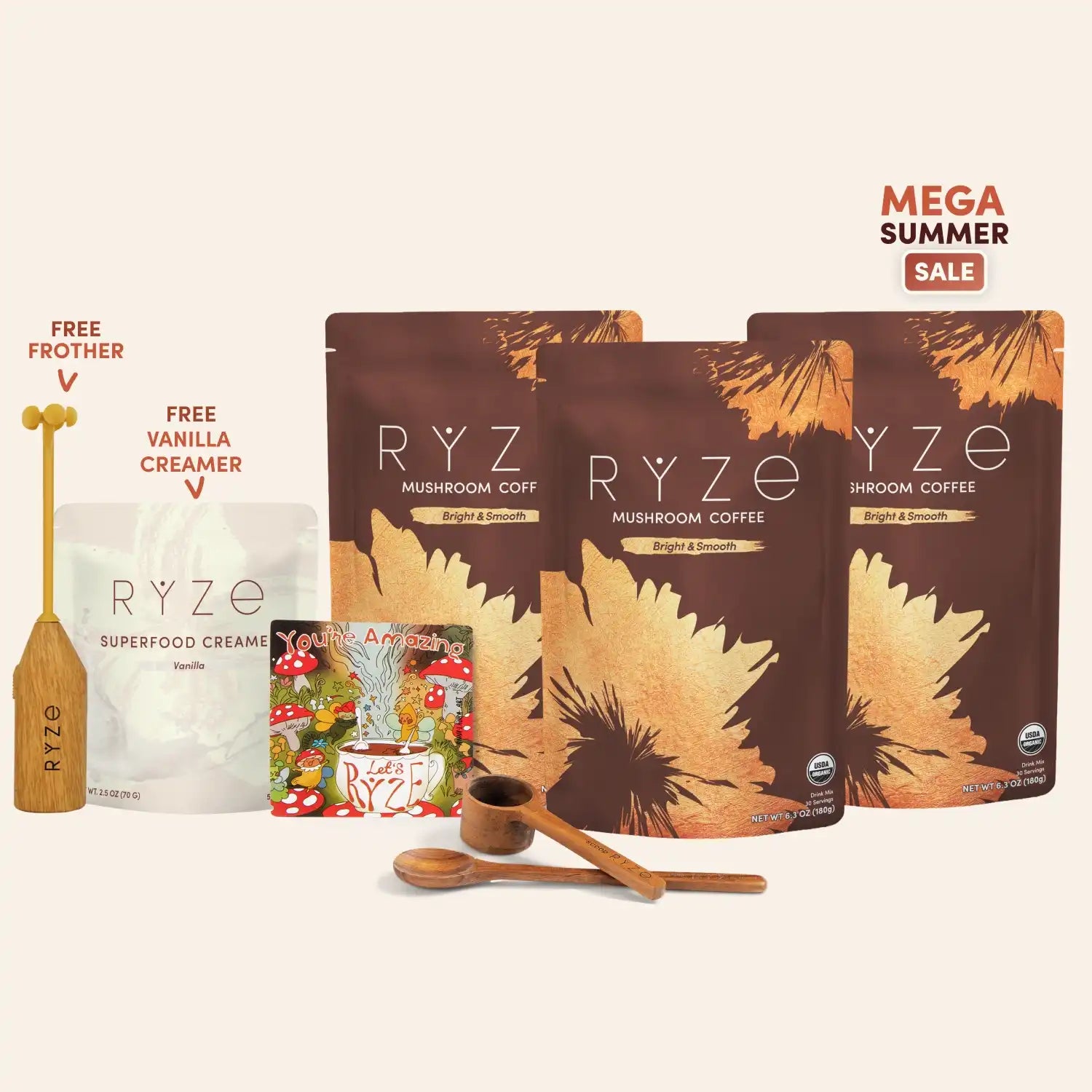 Mushroom Coffee (90 Servings) N8 Vh
