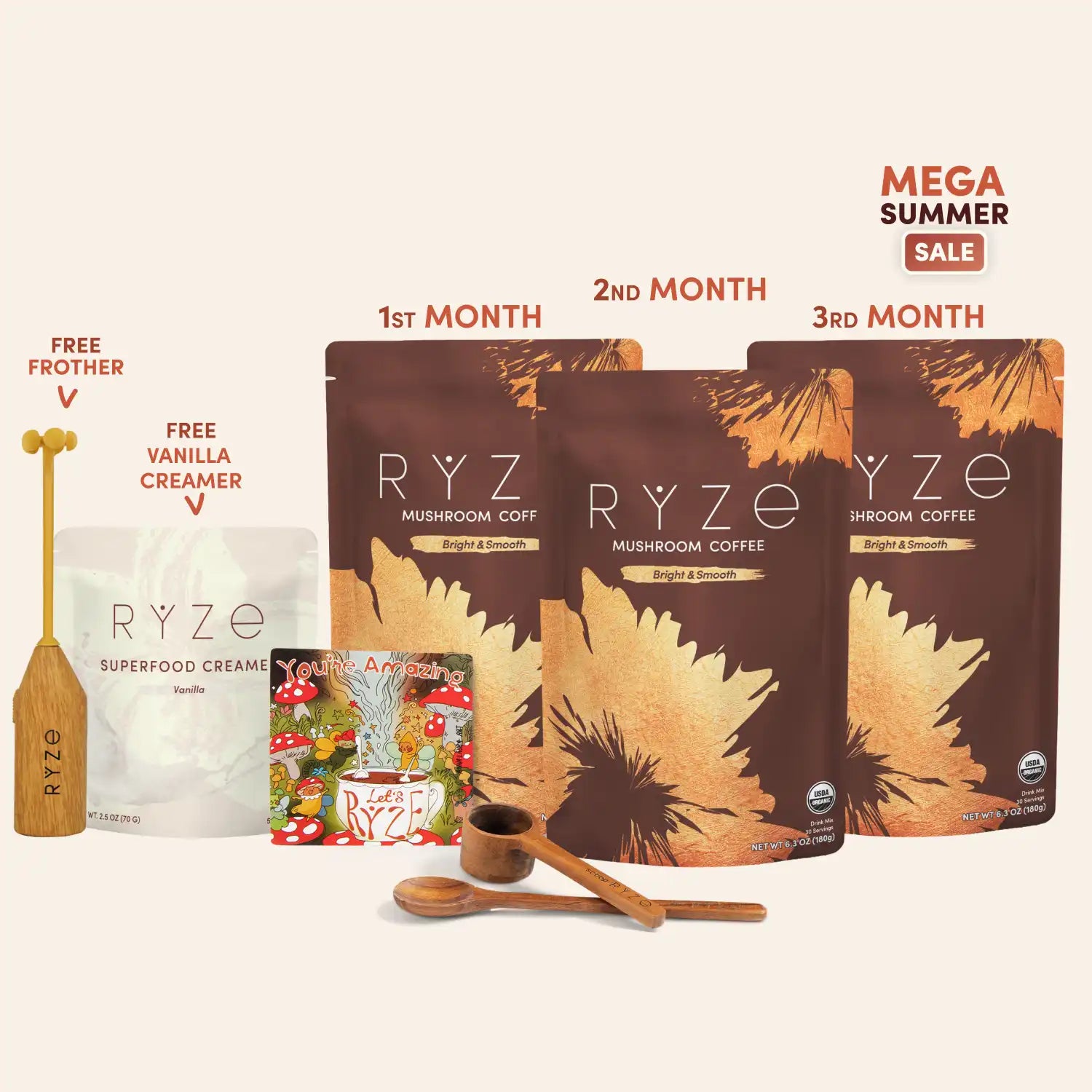 Mushroom Coffee (90 Serving) N7 Kf