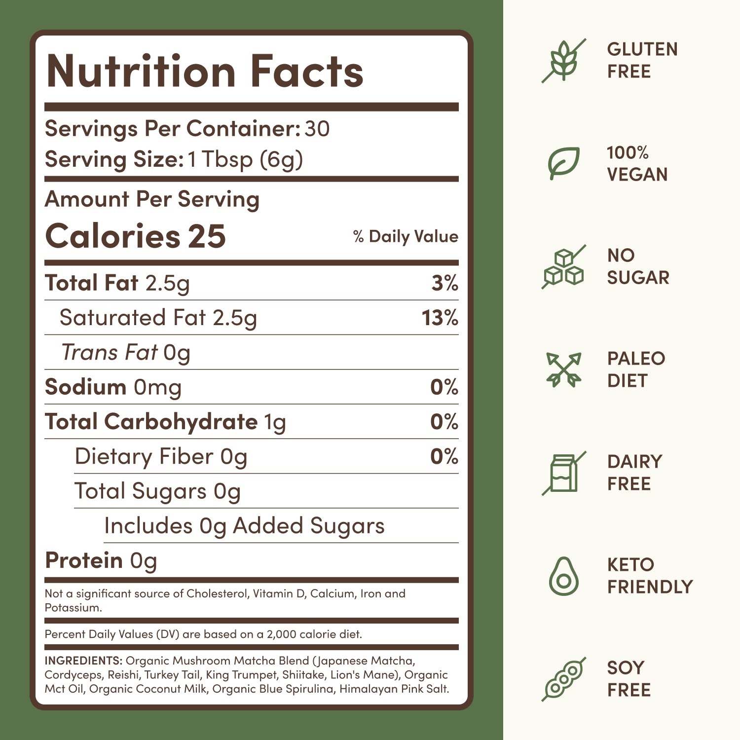 Mushroom Matcha Starter Kit (60 Servings) C2 Fa