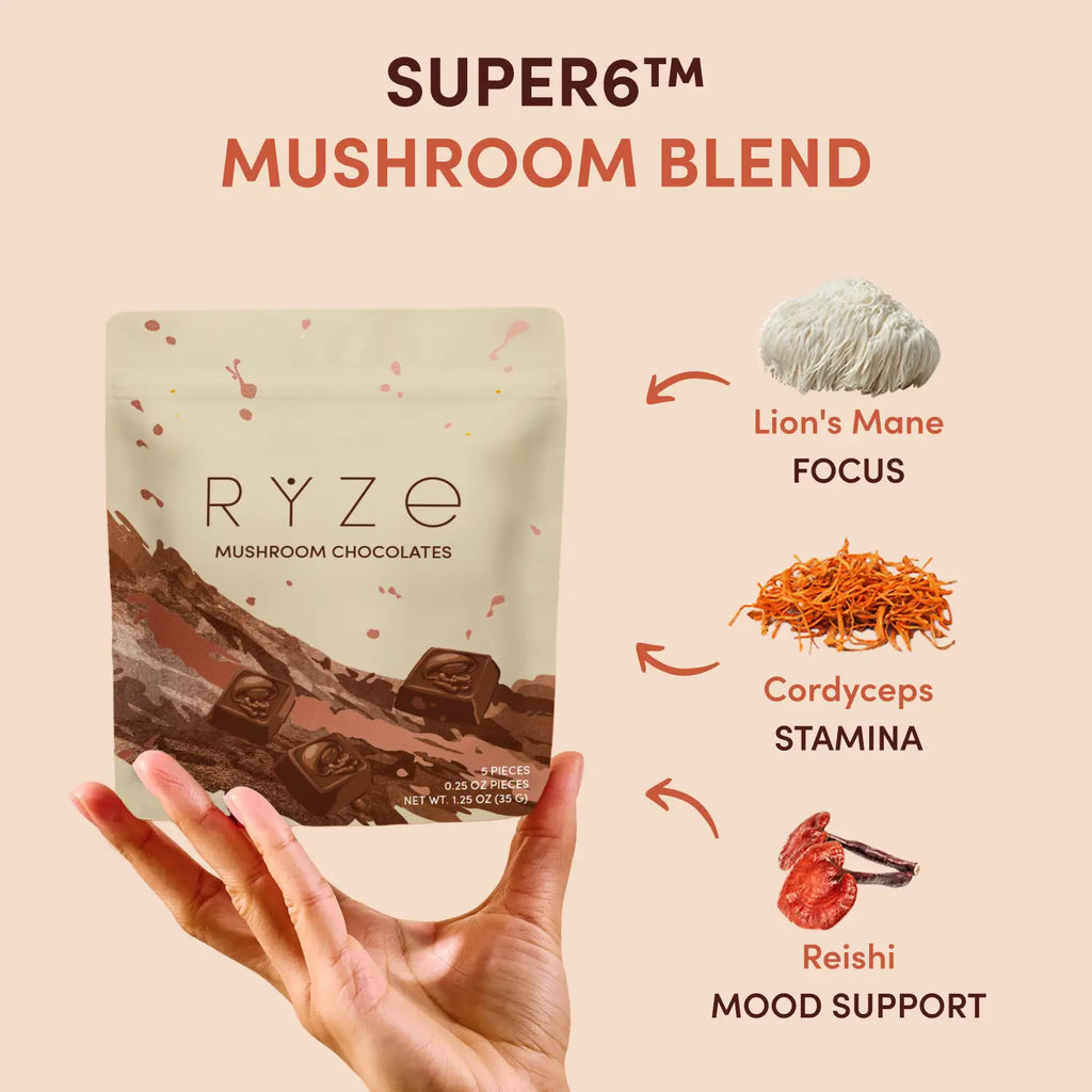 Mushroom Chocolates Rye (15 pieces) O6 EV