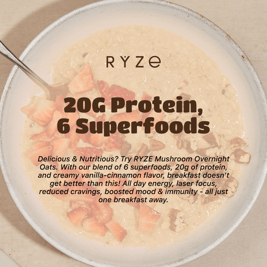 Mushroom Overnight Oats Pack (14 Servings) O4 Se