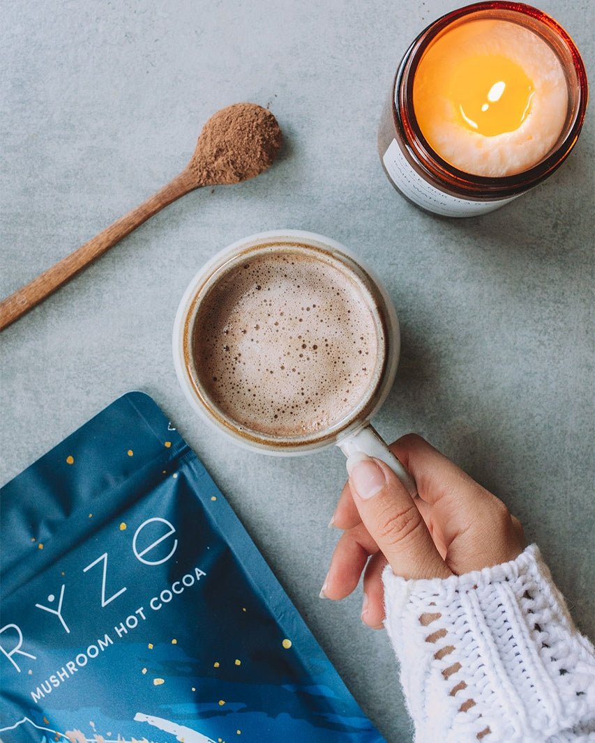 Try our Mushroom Hot Cocoa 50% OFF! Y7 1g
